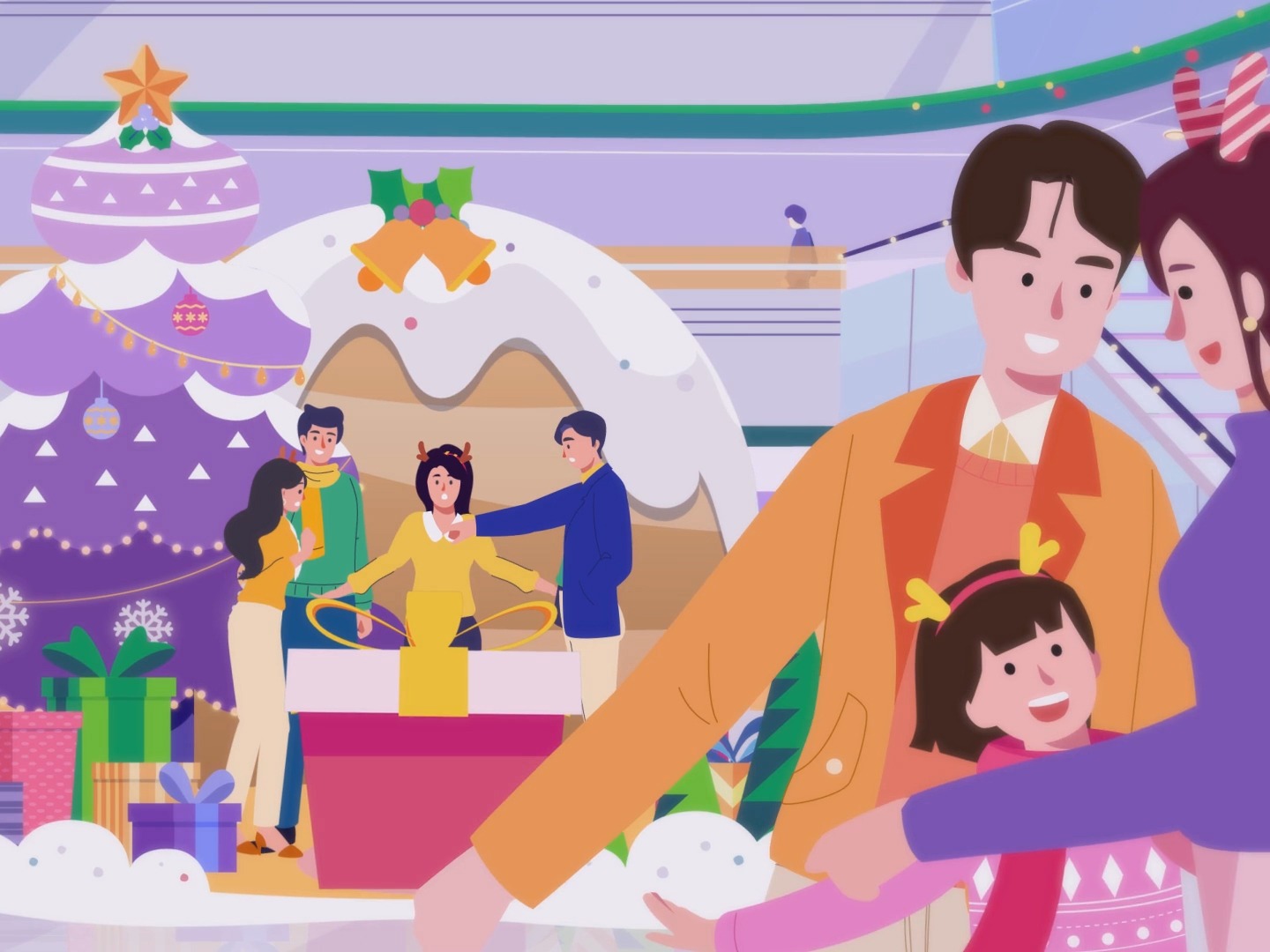 富力商业圣诞&春节动画