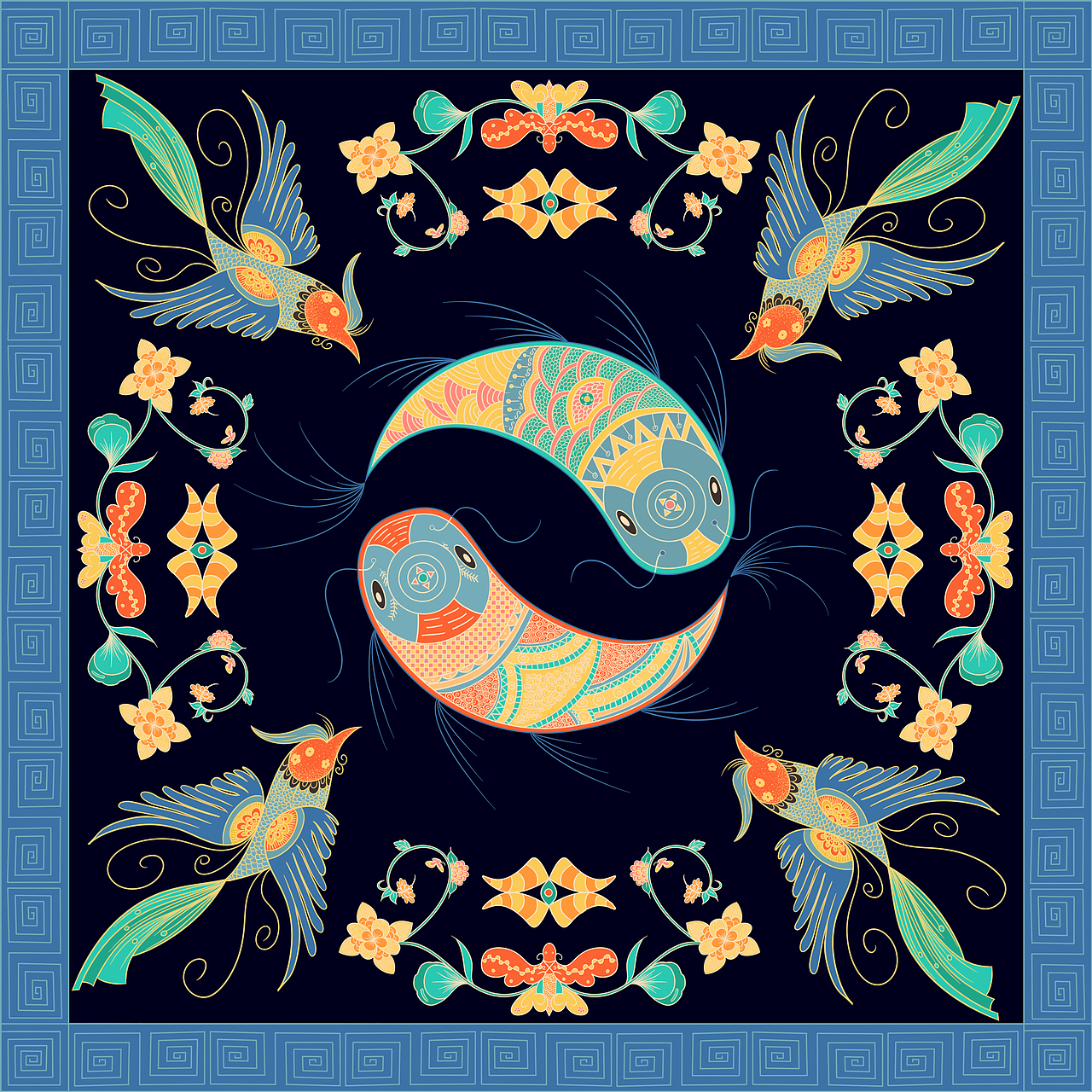 对苗族纹饰纹样文创设计