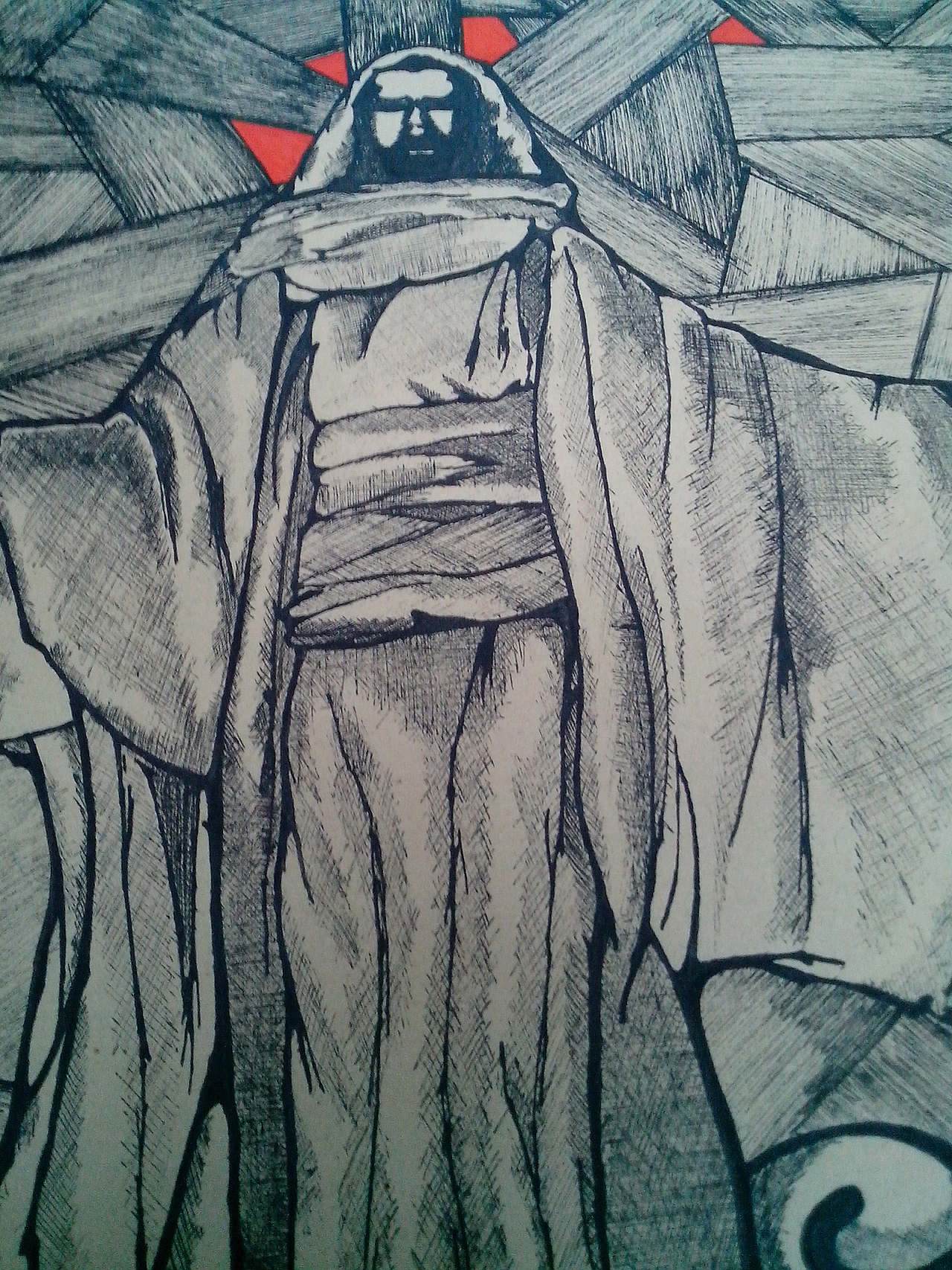 客西马尼园的祈祷 随笔手绘