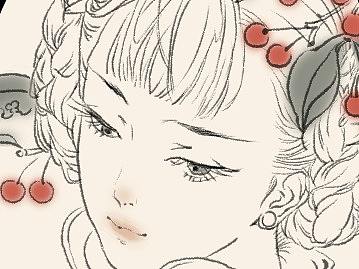古风女子插画临摹