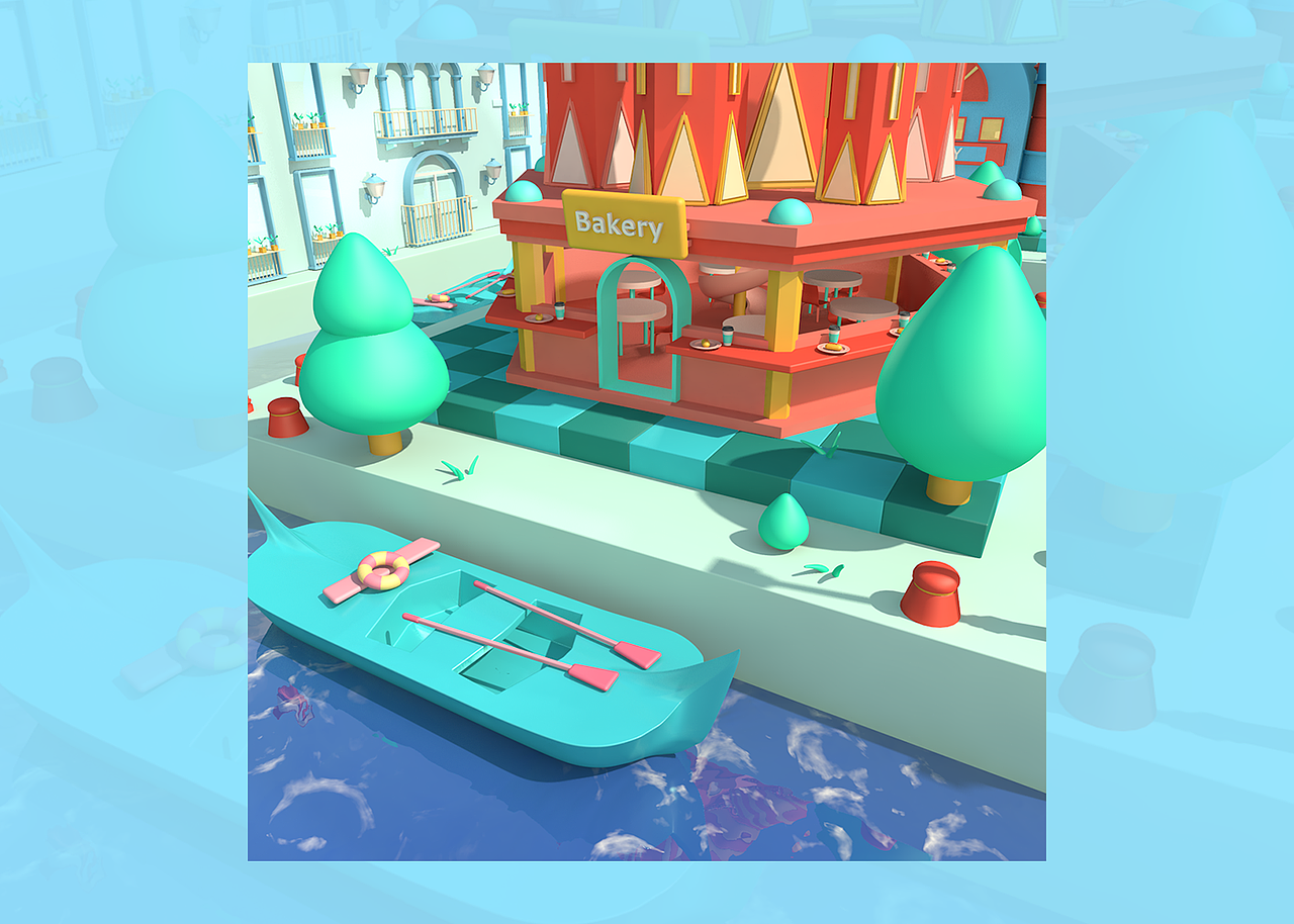 Minecraft-WaterCity（图ZOTMzNzYxMTI=） - 场景 - 站酷设计师滚筒君原创素材 - 站酷ZCOOL