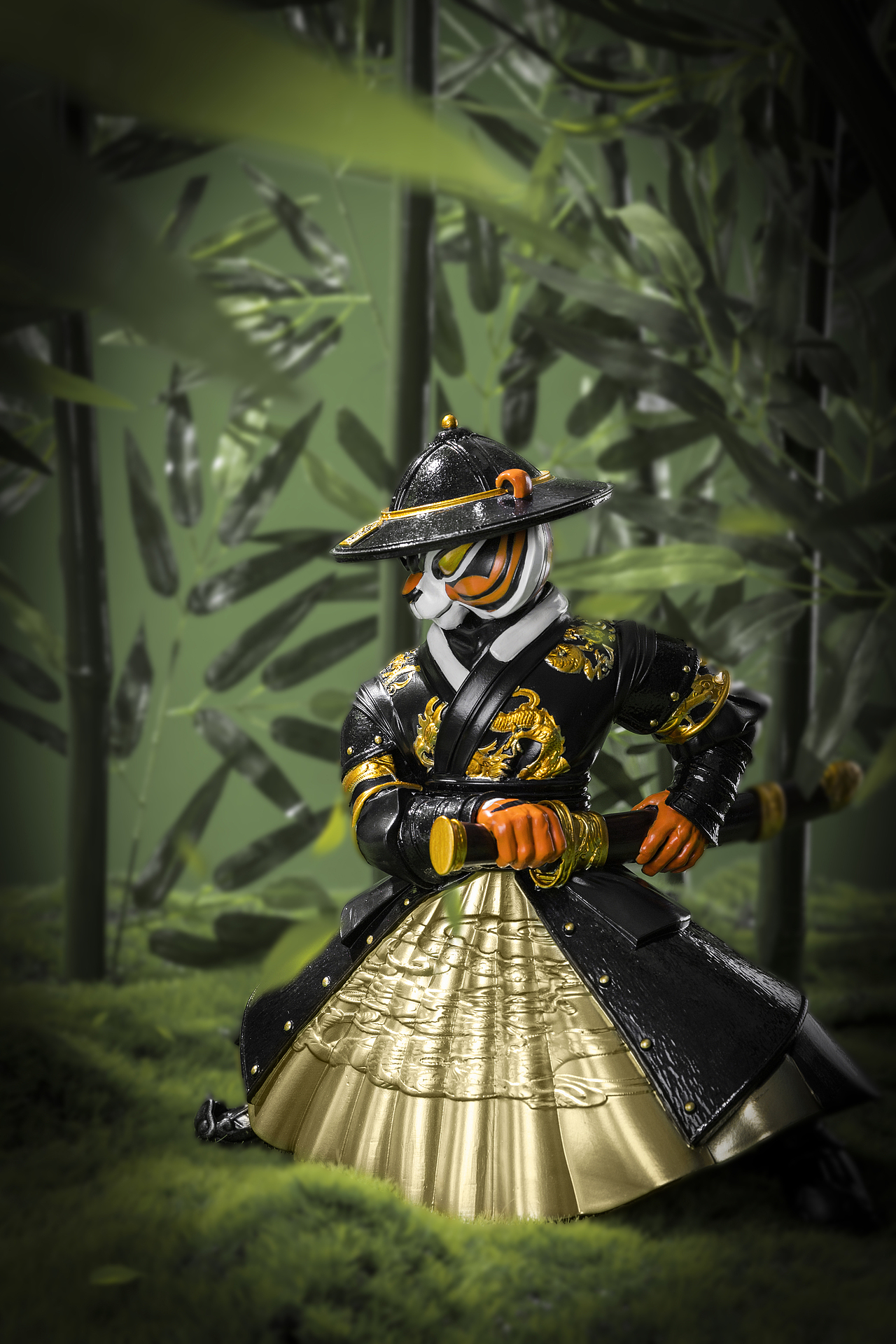 寅虎锦衣卫潮玩手办摆件，羽林造物十二生肖系列