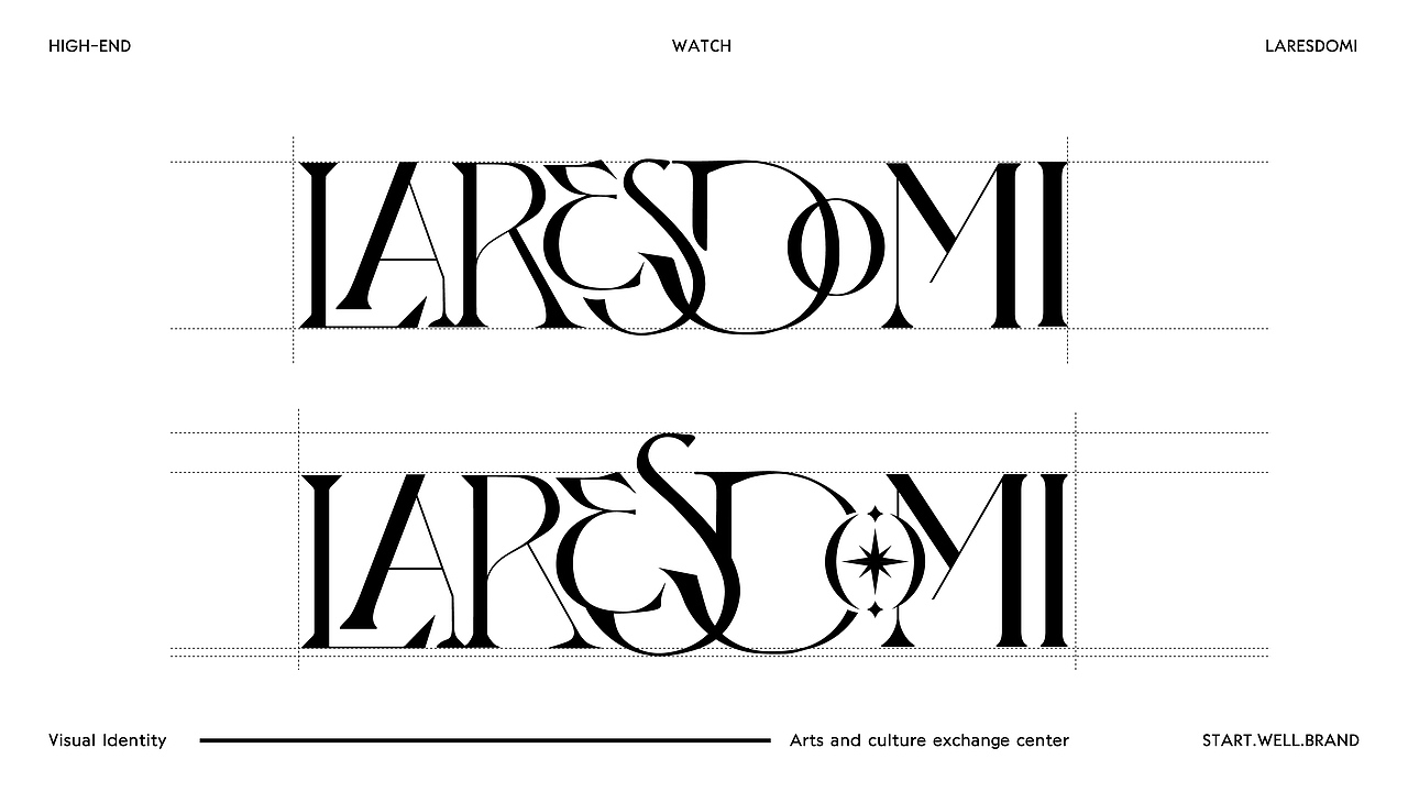 复古手表品牌LOGO-VI设计