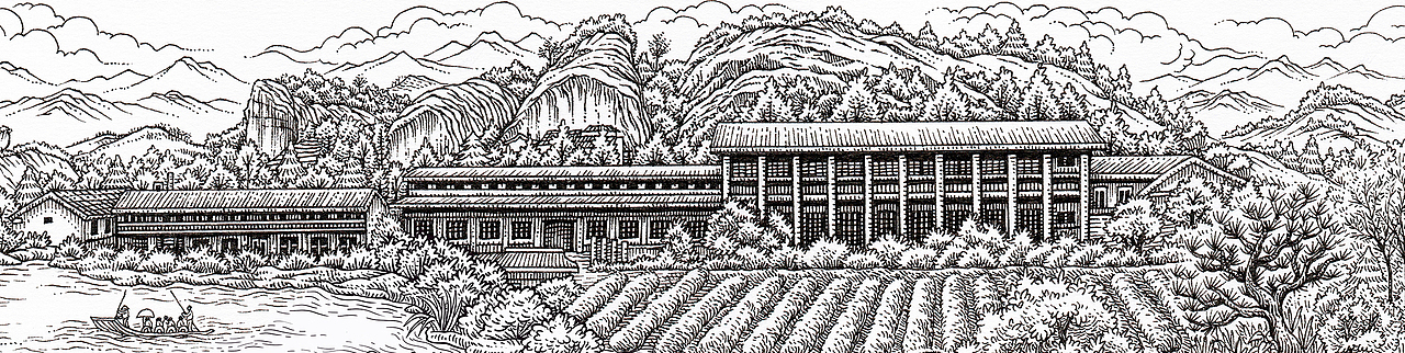 我为武夷瑞芳“玉树菁华”绘制的长卷插画(图ZMjg1NDI0MTI0) - 商业插画 - 站酷设计师傅淳强画者之旅原创素材 - 站酷ZCOOL