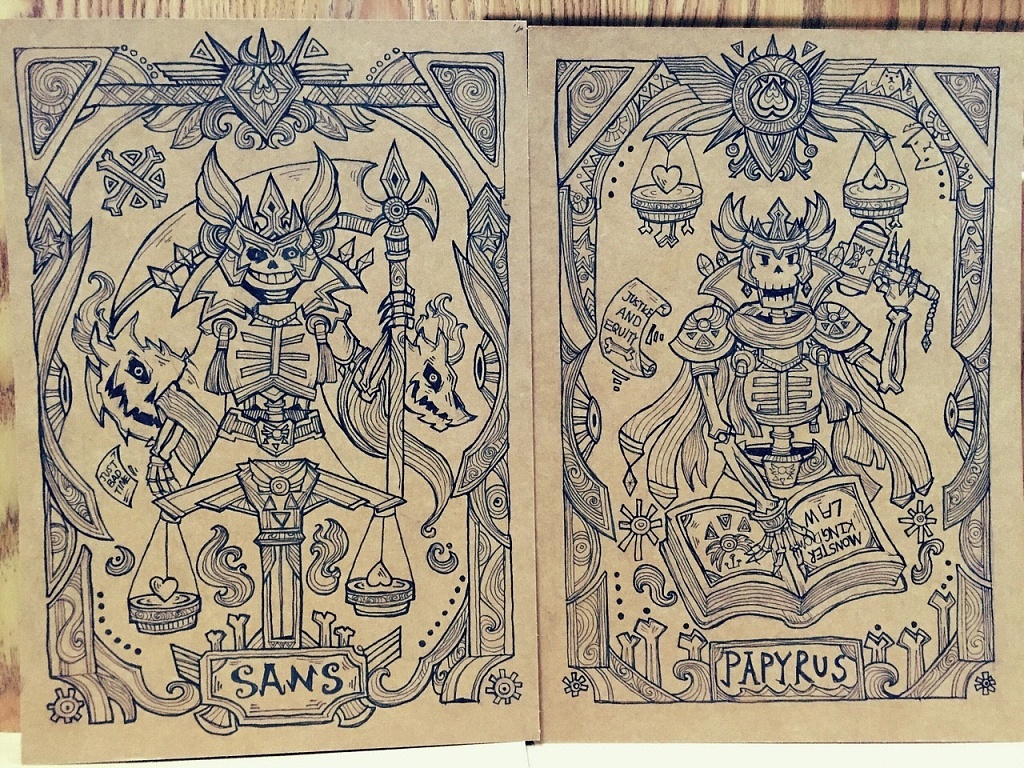 自己练习兼放松时做的一些布袋卡片和笔记本（图ZODA5NTYyMjg=） - 艺术插画 - 站酷设计师starkiller原创素材 - 站酷ZCOOL