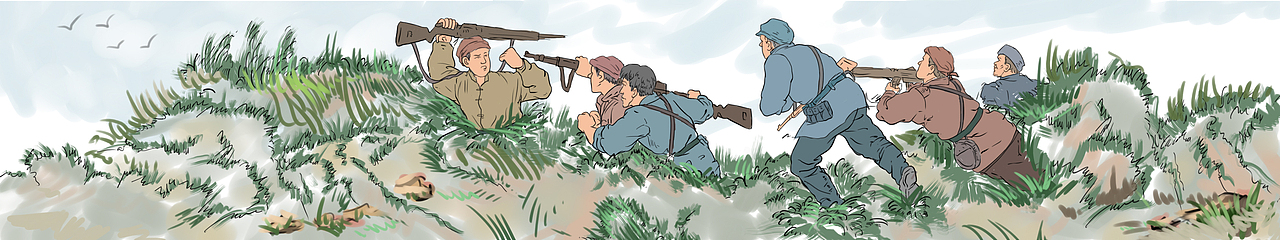 红色文化竹山阻击战的草图（图ZMjE0NTI3NTUy） - 创作习作 - 站酷设计师易术霖风原创素材 - 站酷ZCOOL