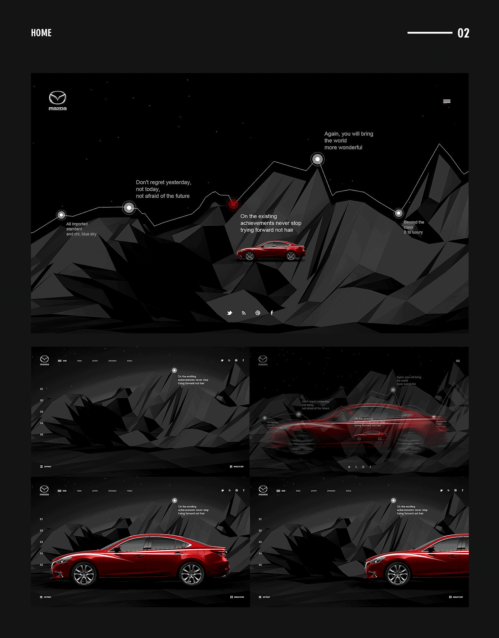 一汽马自达Faw Mazda/企业/网站/交互（图ZNzkzMzEwMzY=） - 企业官网 - 站酷设计师Design_Denc原创素材 - 站酷ZCOOL