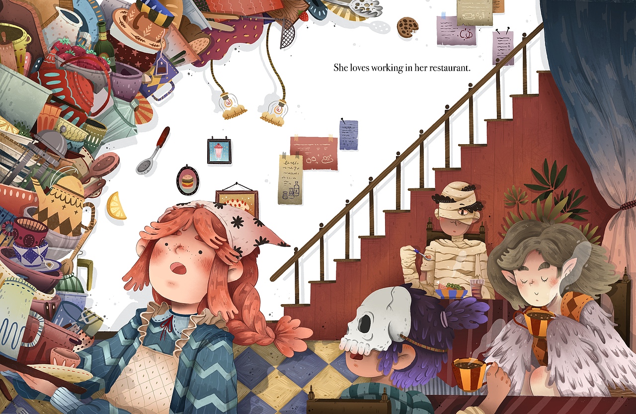 绘本插画！（图ZMjk3NTI0Mjg0） - 绘本 - 站酷设计师阿灰在积灰原创素材 - 站酷ZCOOL