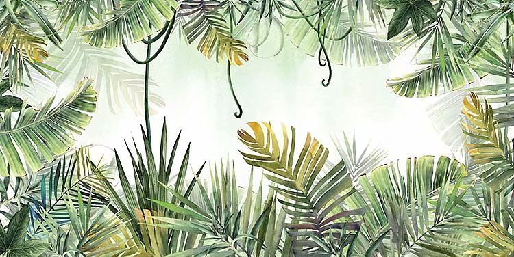 热带雨林(壁画设计)
