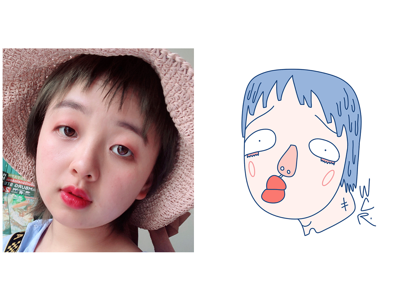 FaceDoodle/怪相涂鸦/丑叔WCR（图ZMTk3ODg5NTY4） - 新锐潮流插画 - 站酷设计师王晨睿原创素材 - 站酷ZCOOL