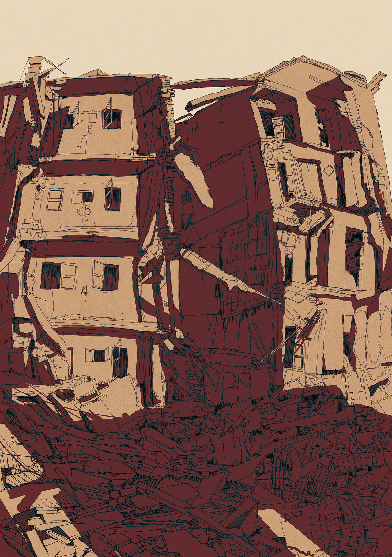 【捣鼓】废墟系列2（图ZMTcxNDEyMjky） - 创作习作 - 站酷设计师林阿虫原创素材 - 站酷ZCOOL