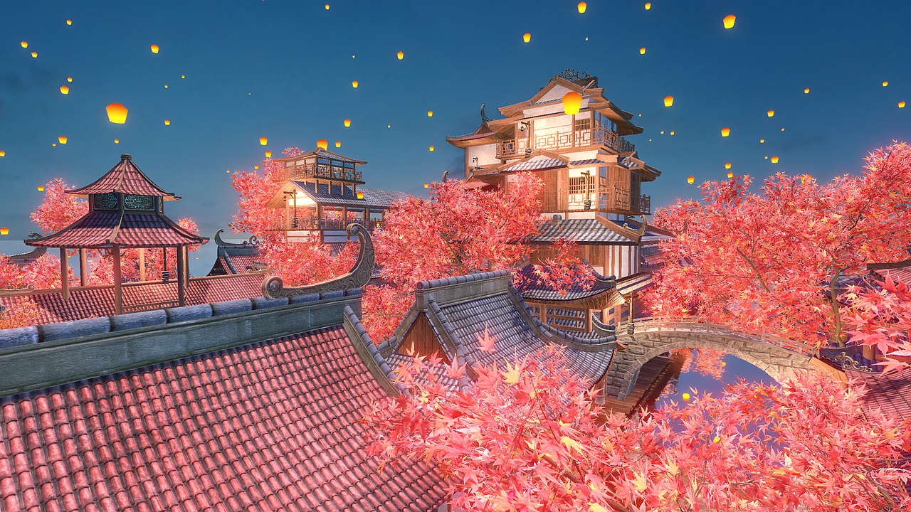 概念设计｜枫桥天街（图ZMTg0MzY5NDYw） - 场景 - 站酷设计师惊笛原创素材 - 站酷ZCOOL
