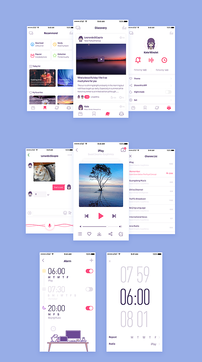 社交类app-临摹（图ZODM2ODIzNTI=） - APP界面 - 站酷设计师yuwei260798917原创素材 - 站酷ZCOOL