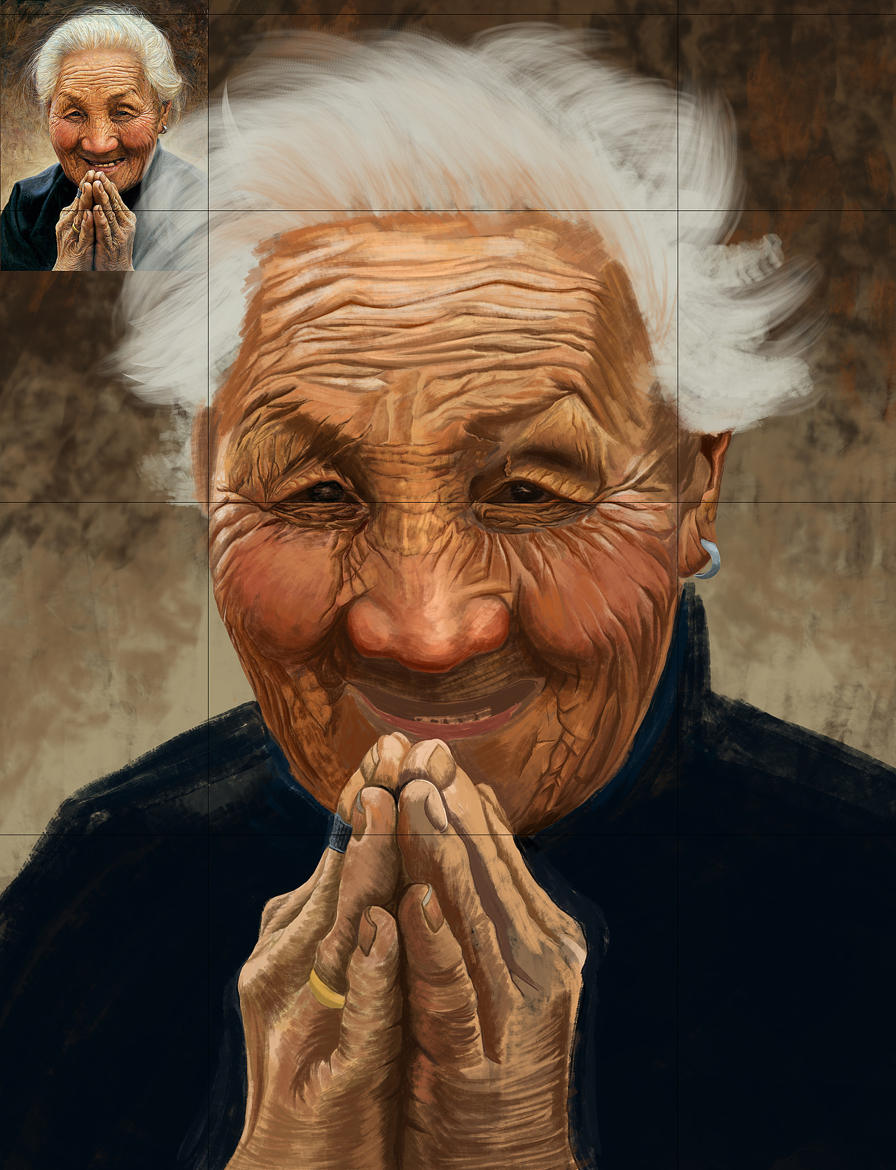 《慈》（图ZMjg4NTY5MzY0） - 绘画 - 站酷设计师小王子的羊原创素材 - 站酷ZCOOL