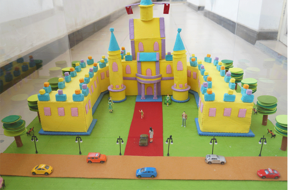 毕业作品 [手工不织布大城堡]