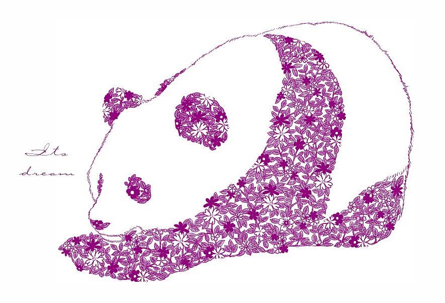 画一千只大熊猫的梦想(图ZNTcyMzUzMzI=) - 商业插画 - 站酷设计师钟小林原创素材 - 站酷ZCOOL