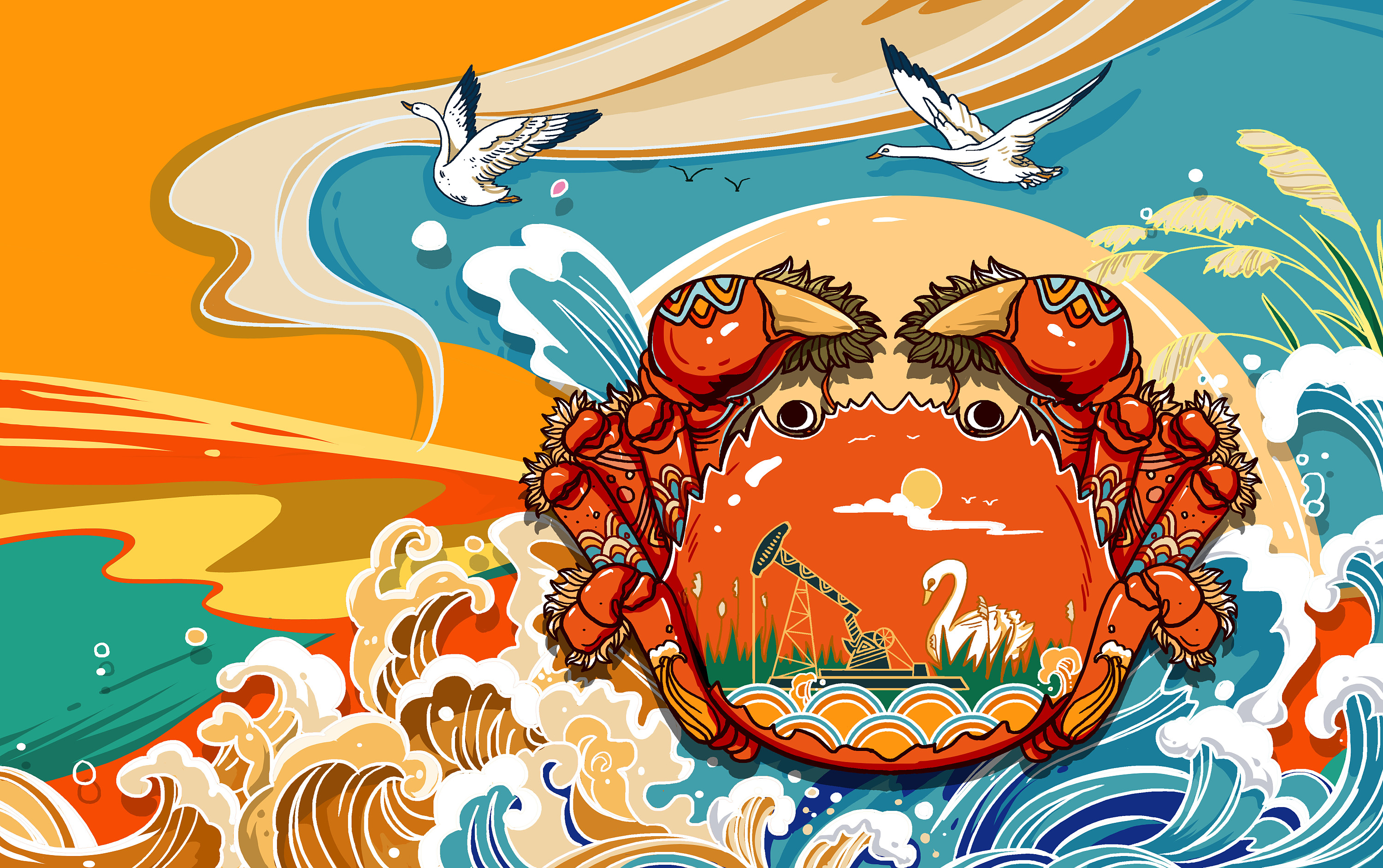 一组食品包装插画大杂烩02