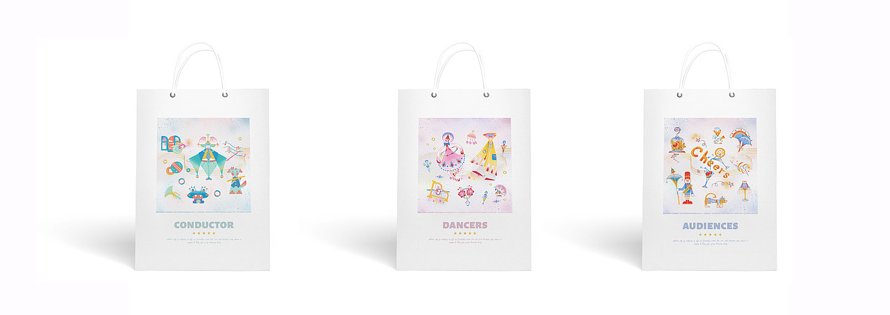 【文创】童话舞会（图ZMjI1MjU3NjU2） - 生活用品 - 站酷设计师一二三四色原创素材 - 站酷ZCOOL