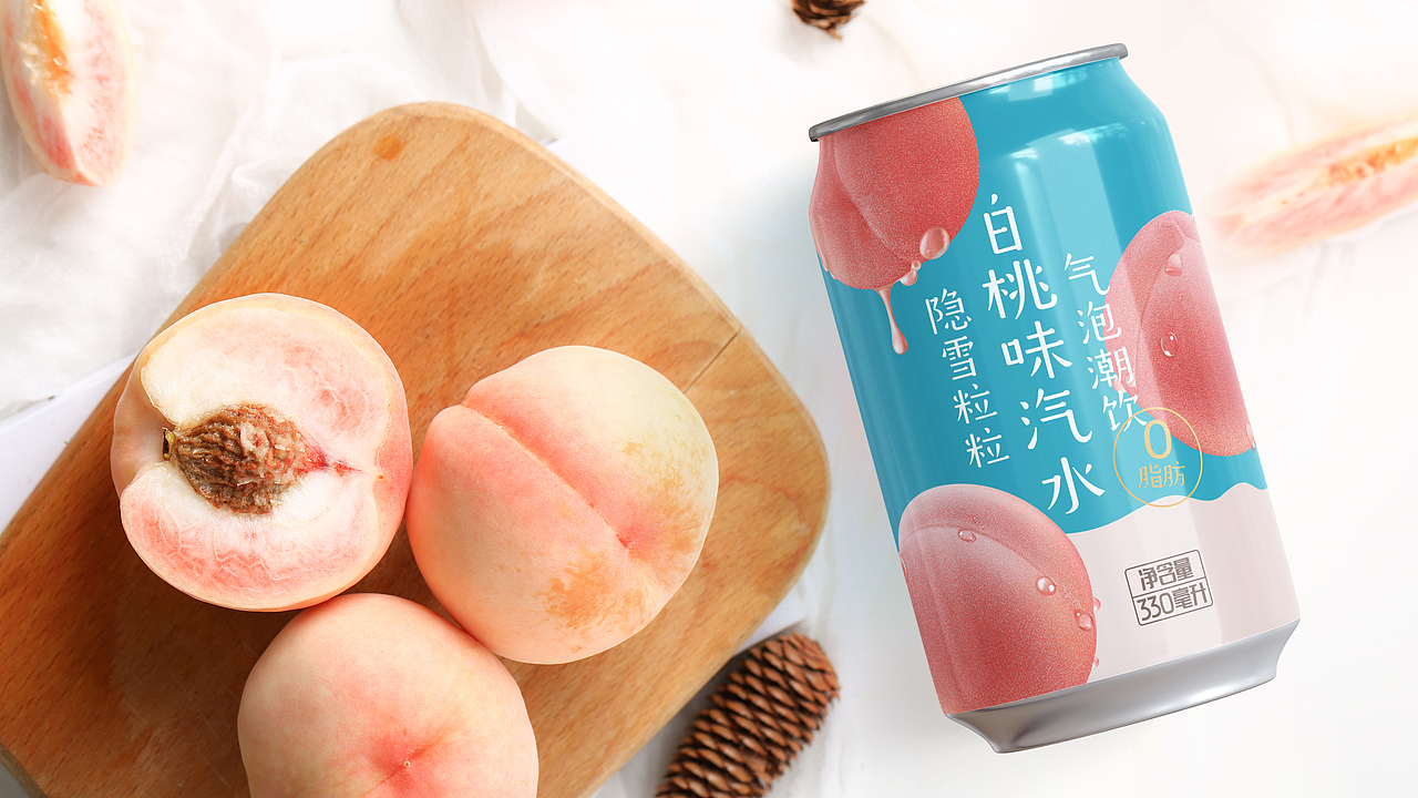 白桃汽水（图ZMjg3ODczOTQ0） - 包装 - 站酷设计师wodong0518原创素材 - 站酷ZCOOL