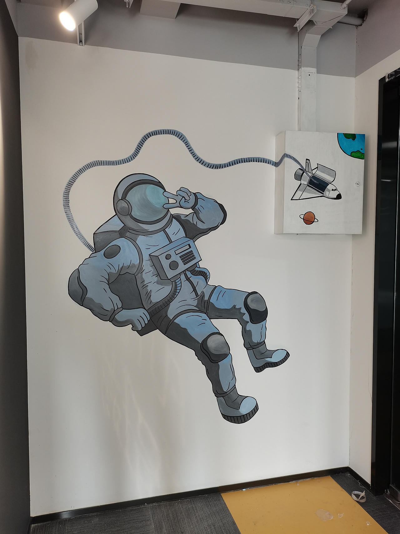 办公室文化墙绘_小柯手绘工作室-站酷zcool