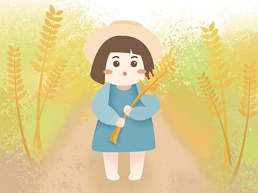 节气插画（个人主页-ZMzM0NTc1NjQ=） - 艺术插画 - 站酷设计师以手奉酒原创素材 - 站酷ZCOOL