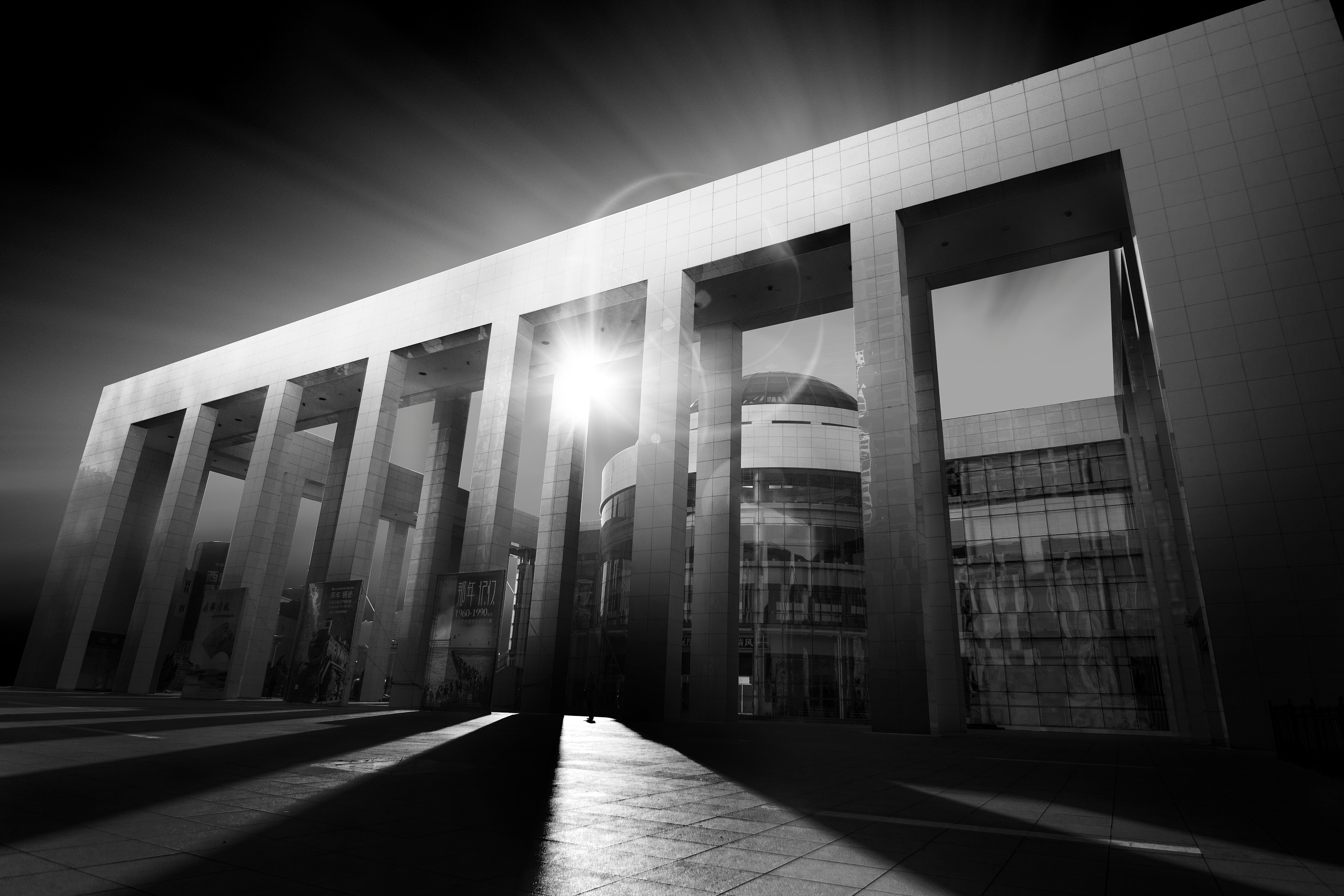 来一组黑白建筑练习