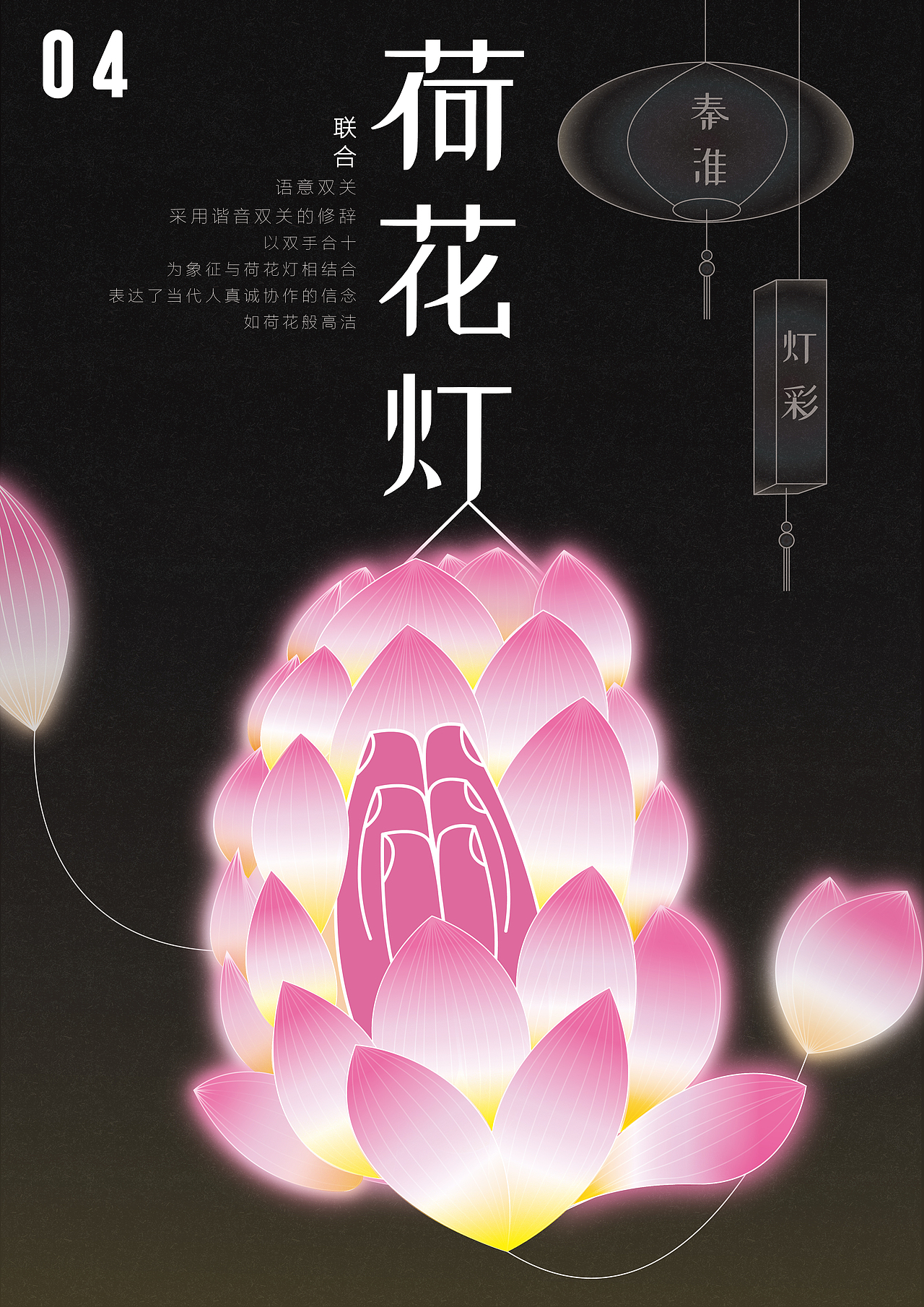 毕业设计｜南京秦淮灯彩图形创意系列海报（图ZMzQ4NTUyMzUy） - 海报 - 站酷设计师阿埋q15原创素材 - 站酷ZCOOL