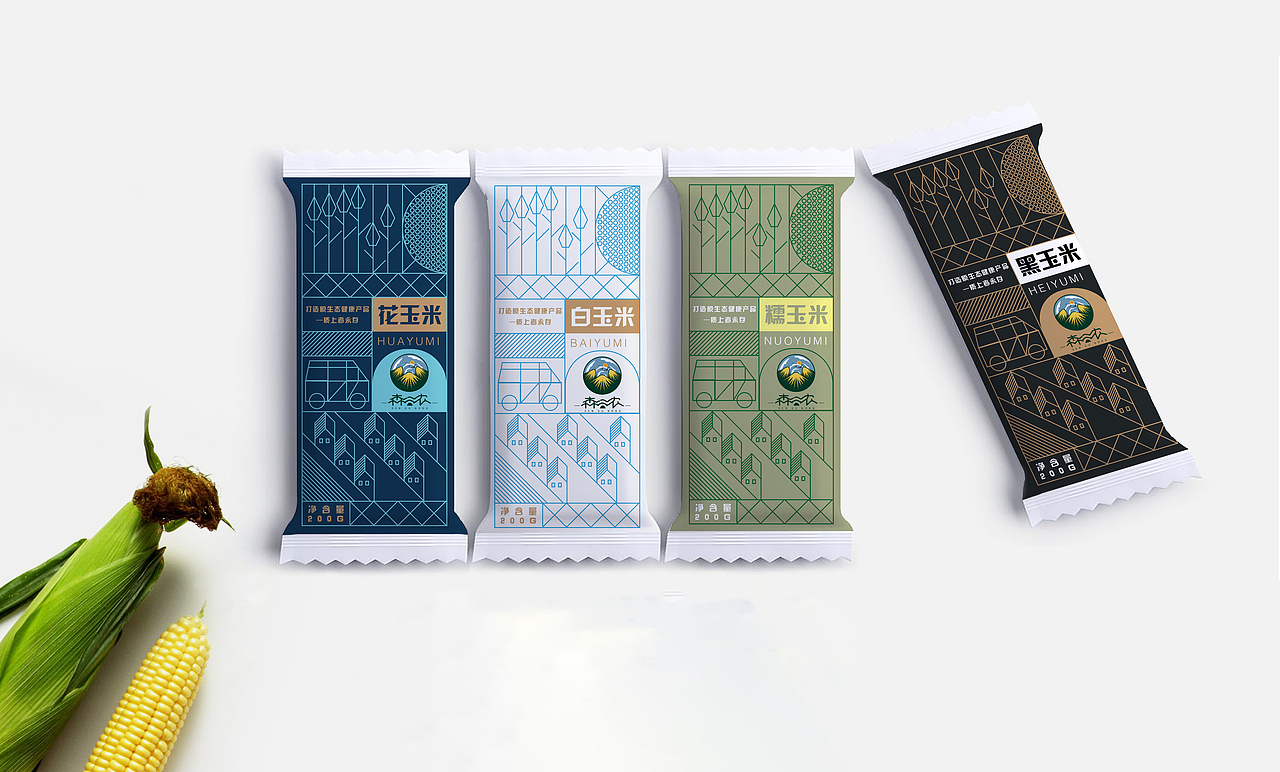 玉米系列包装（图ZMjYyMjcwMTky） - 包装 - 站酷设计师本墨工作室原创素材 - 站酷ZCOOL