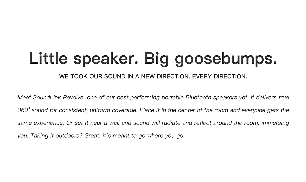 BOSE SoundLink Revolve+