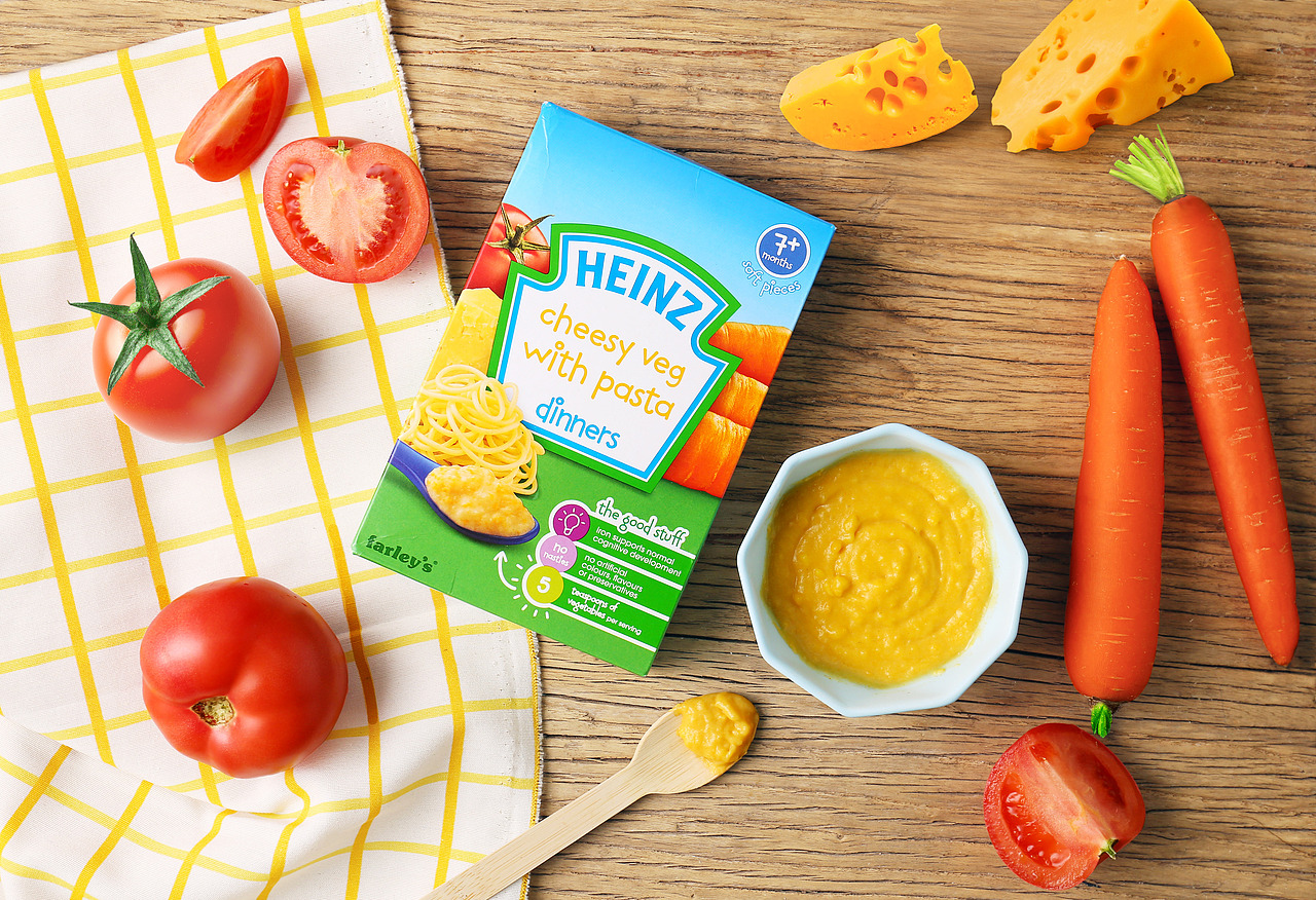 婴儿辅食果泥静物  