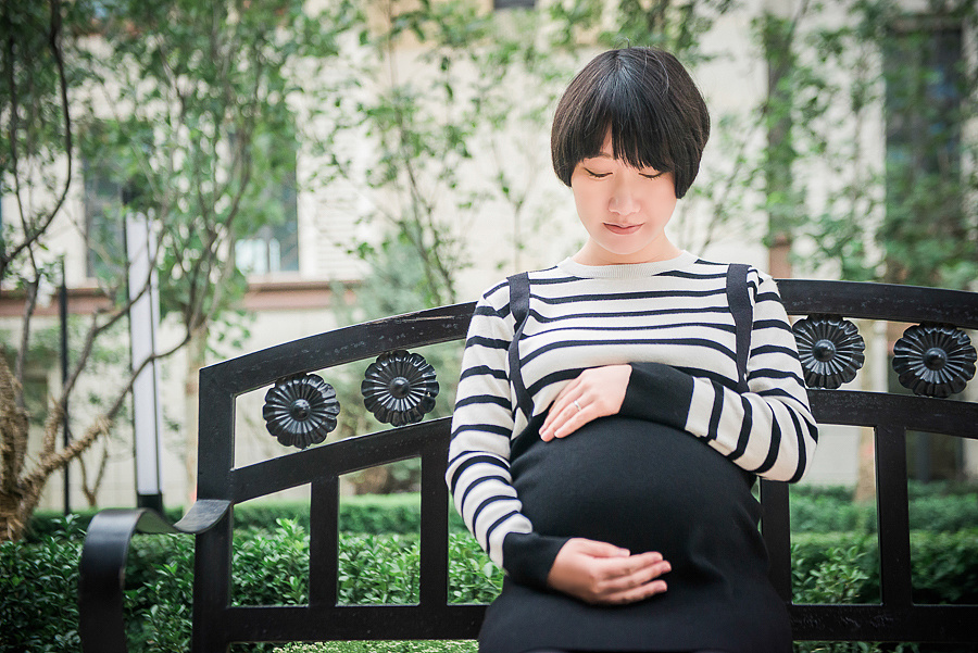 期待与你相见的日子北京约拍孕妇照