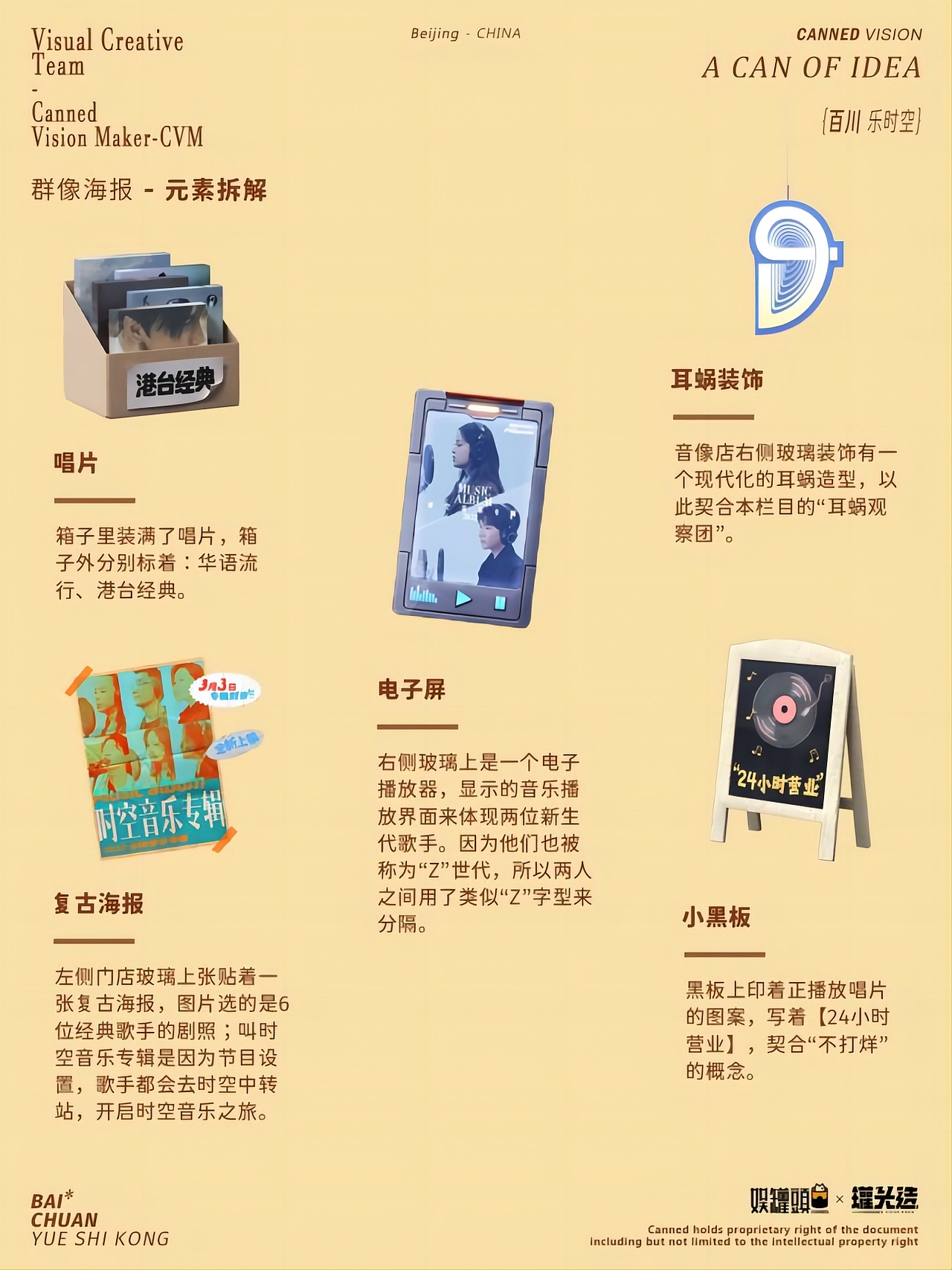 抖音《百川综艺季》-「百川乐时空」海报视觉规划（图ZMzM3OTI1MTc2） - 海报 - 站酷设计师罐头造原创素材 - 站酷ZCOOL