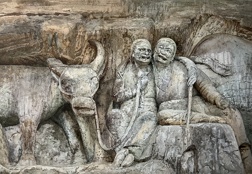 《巴蜀石窟艺术创作2号》（图ZMzQ3MDk4NjA4） - 绘画 - 站酷设计师小壹插画原创素材 - 站酷ZCOOL