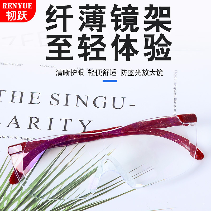 眼镜放大镜