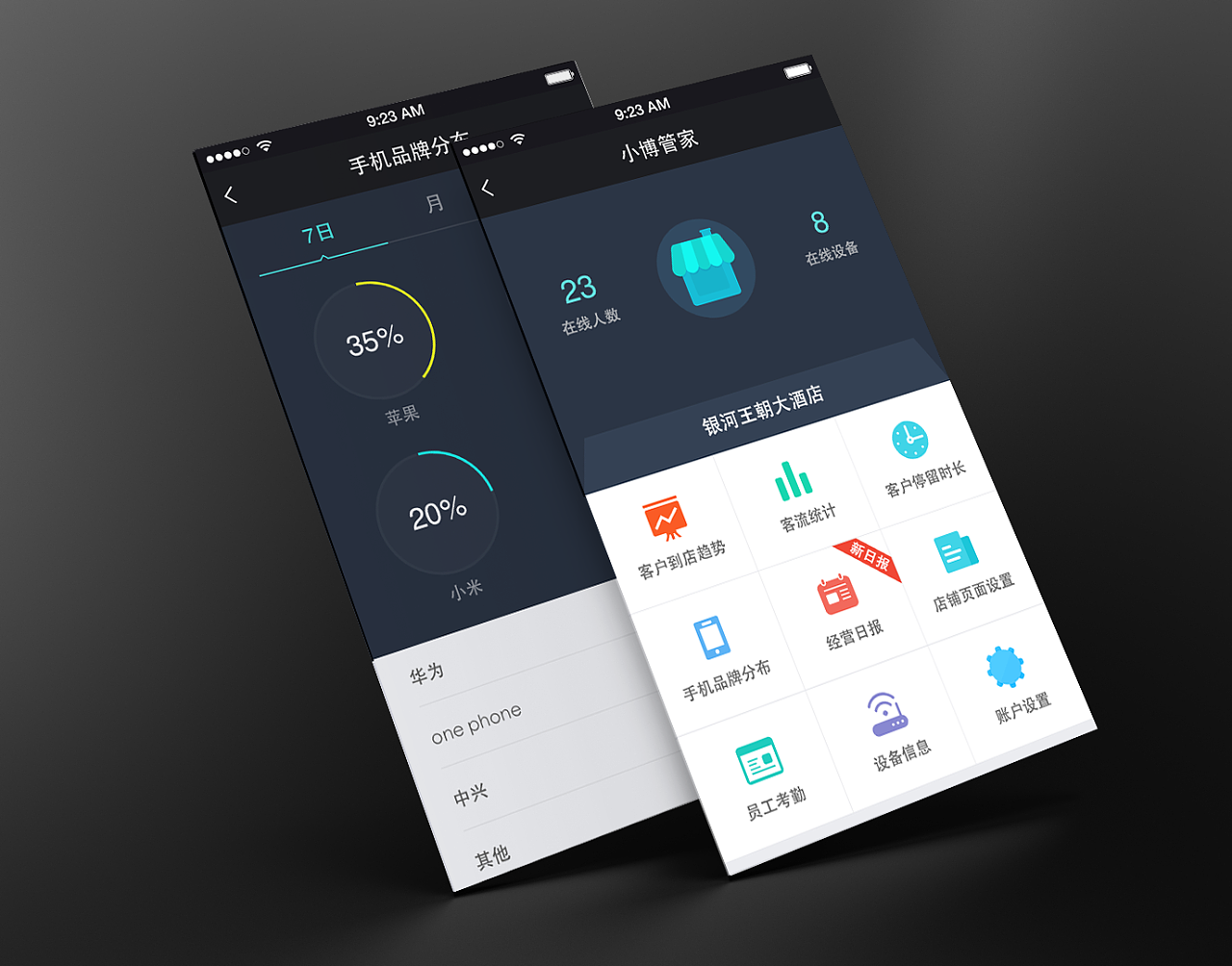 为中小商家做的数据统计类app