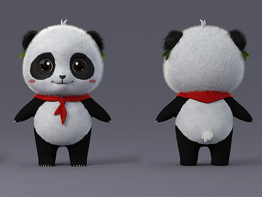 卡通角色三维模型视频制作片头动画卡通形象设计3d建模