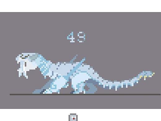 MHW世界＆冰原大型怪物像素畫第四期——飛龍種（個人主頁-ZNDk0MDA0NDA=） - 像素畫 - 站酷設(shè)計師灰鴿咯咯咯原創(chuàng)素材 - 站酷ZCOOL