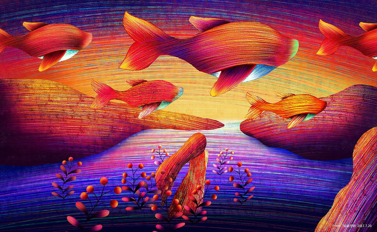 随便画画（图ZOTYzMDIzMzY=） - 艺术插画 - 站酷设计师妖妖小精呢原创素材 - 站酷ZCOOL