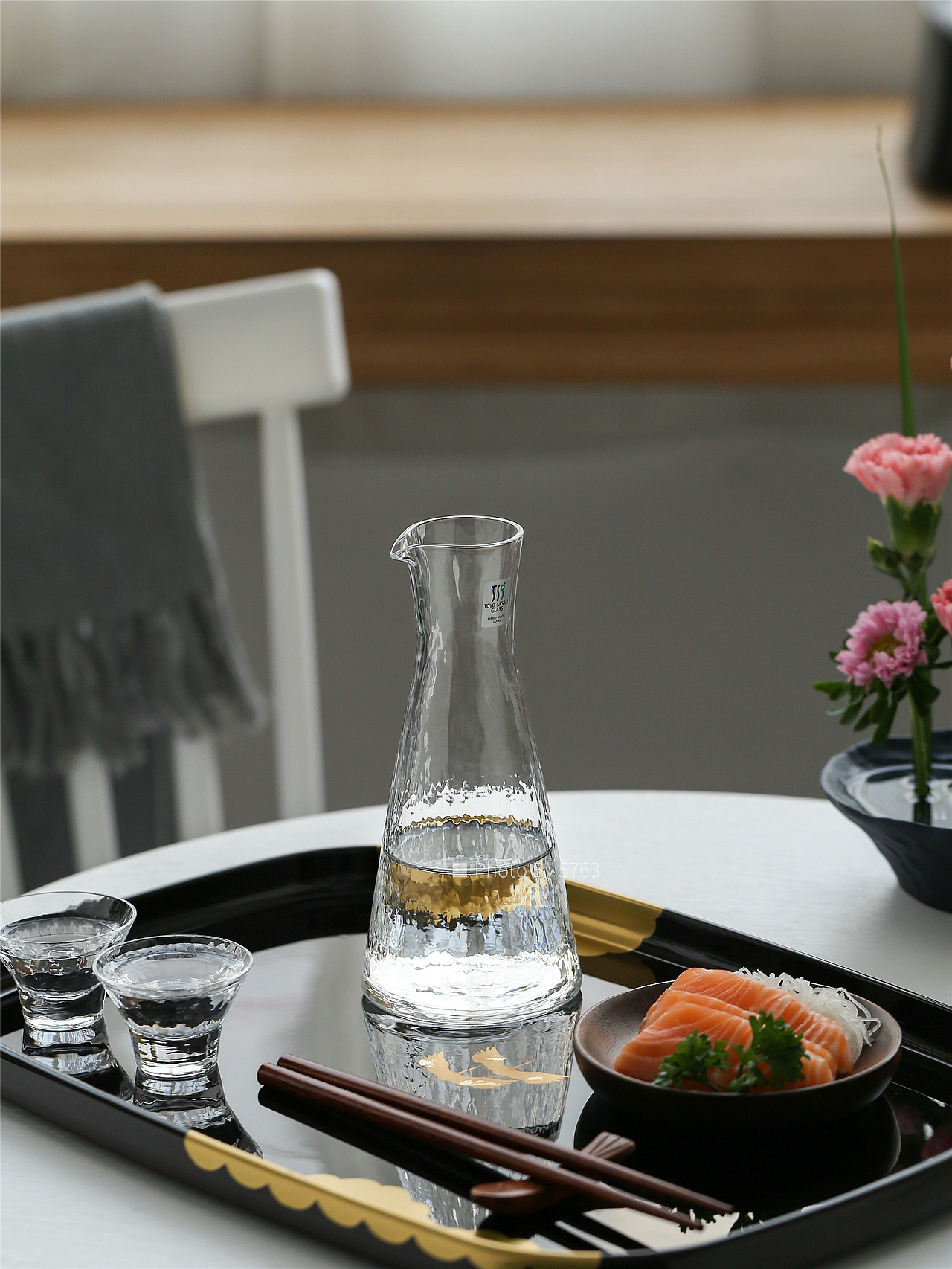 分酒器/清酒分酒器/酒壶/锤纹玻璃/日本清酒分酒