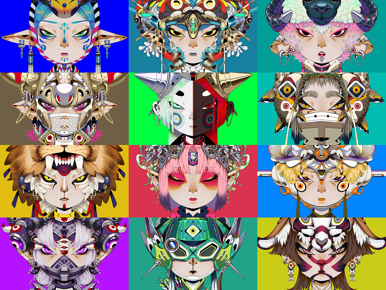 小力之《十二星座》（图ZMjA1NzIxNjI4） - 概念设定 - 站酷设计师孙无力原创素材 - 站酷ZCOOL