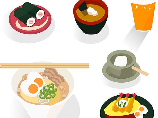 美食插画