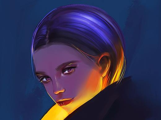 临摹肖吉老师作品~