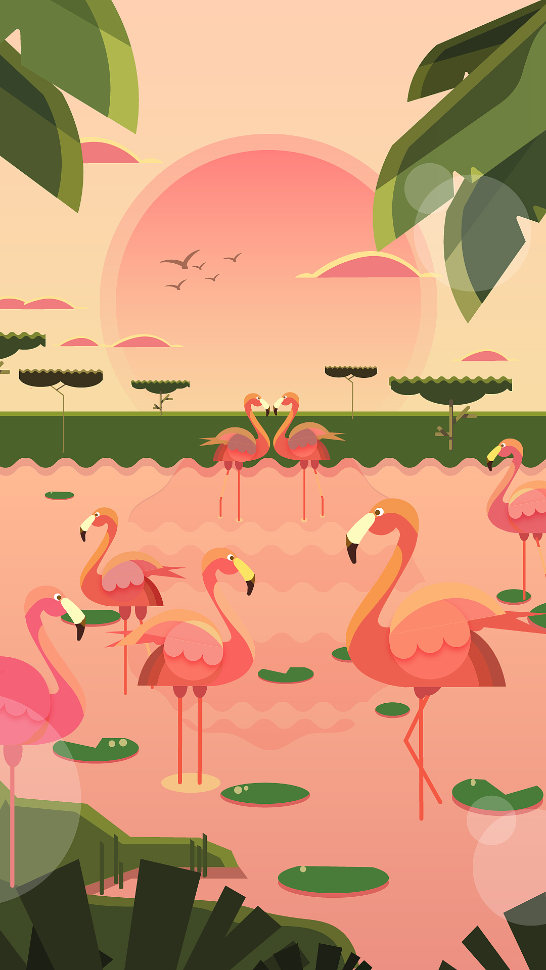 火烈鸟（图ZMTI1NTE0MDIw） - 其他平面 - 站酷设计师爱笑的笨猪原创素材 - 站酷ZCOOL