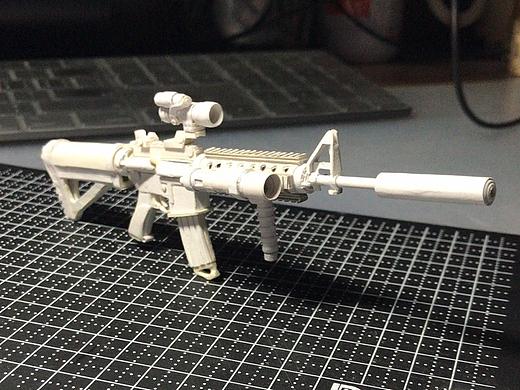 纸枪-M416突击步枪（个人主页-ZNTI3OTg1MTI=） - 其他手工艺 - 站酷设计师hiroshi6058原创素材 - 站酷ZCOOL
