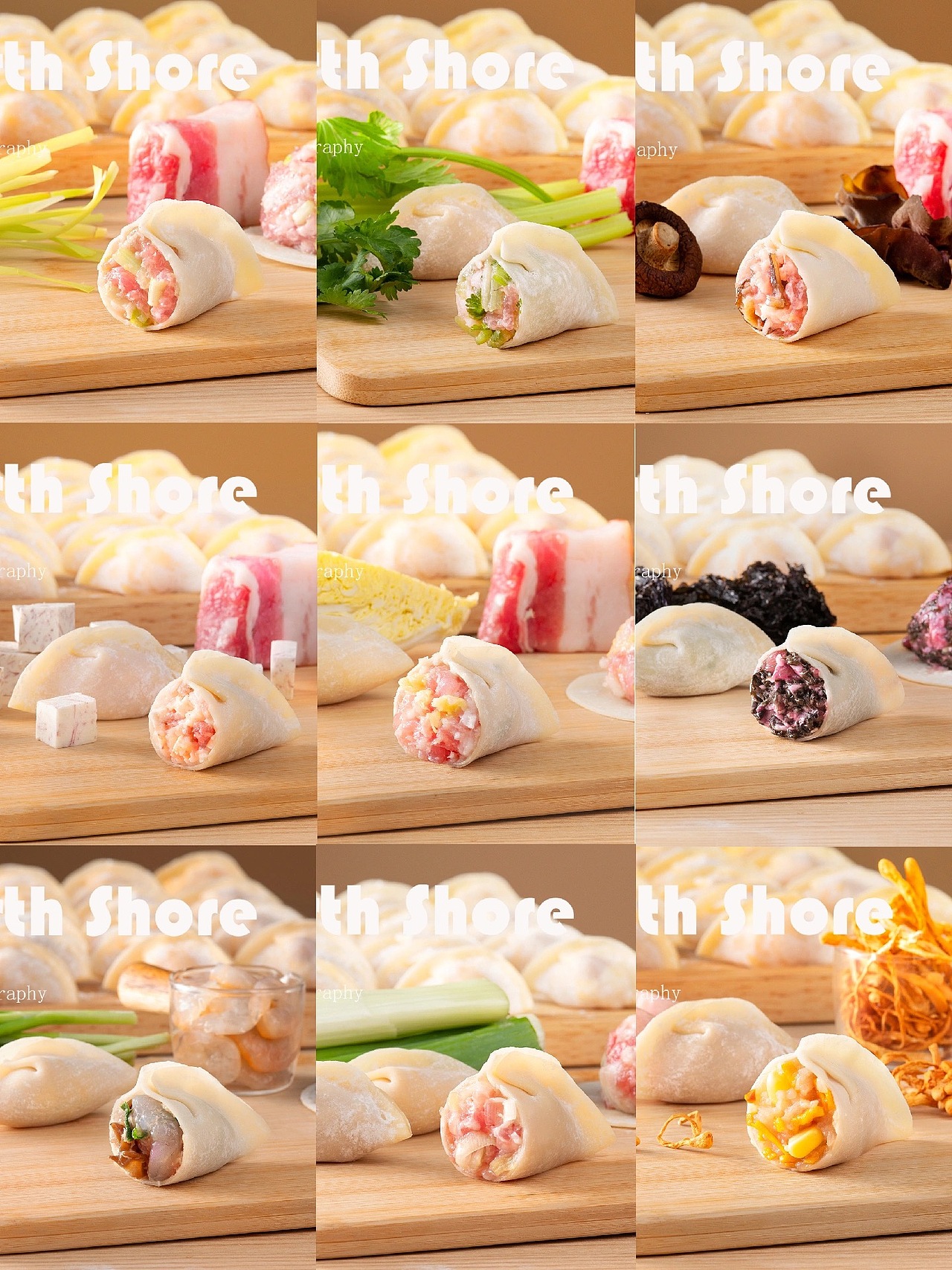 饺子云吞美食拍摄