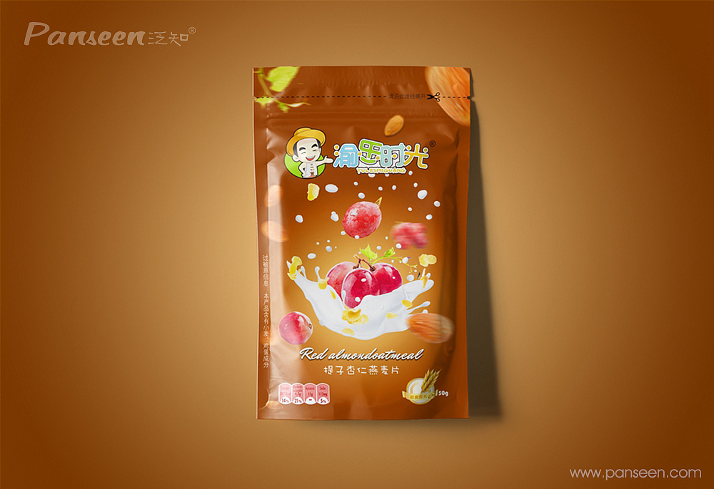 渝乐时光燕麦片系列包装设计