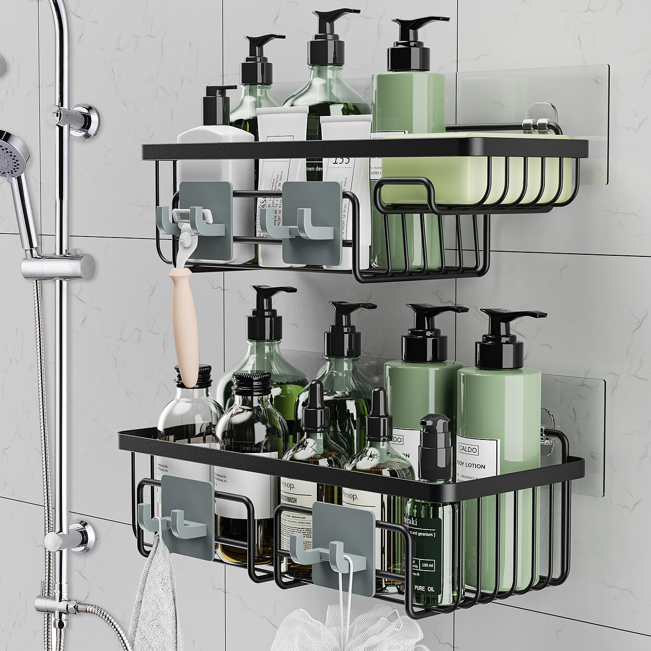 浴室收纳架&亚马逊主图设计（图ZMjkxNzUwMTcy） - 产品 - 站酷设计师7GE7原创素材 - 站酷ZCOOL