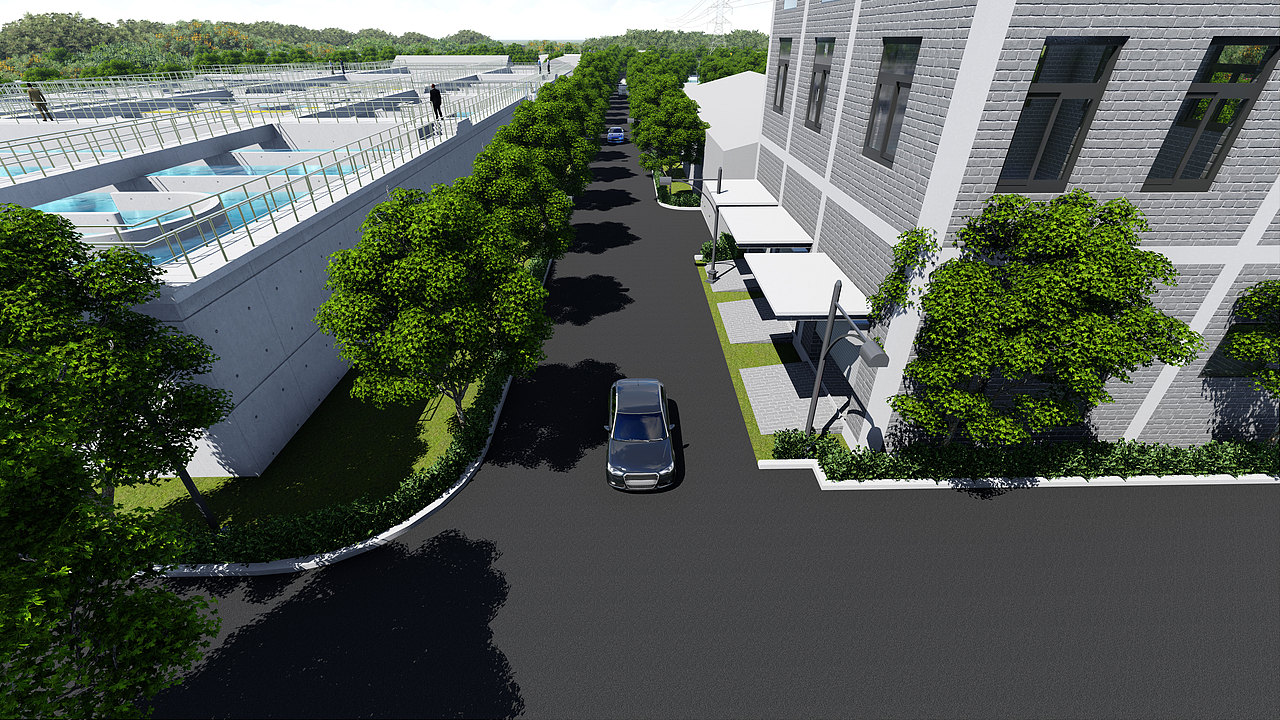 污水厂提标改造效果图