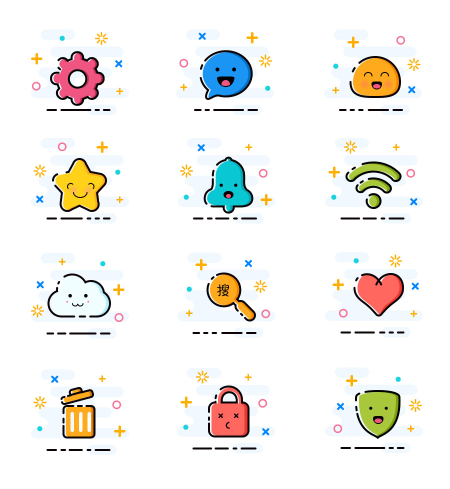 MBE风格图标|UI|图标|520huangwm - 原创作品 - 站酷 (ZCOOL)