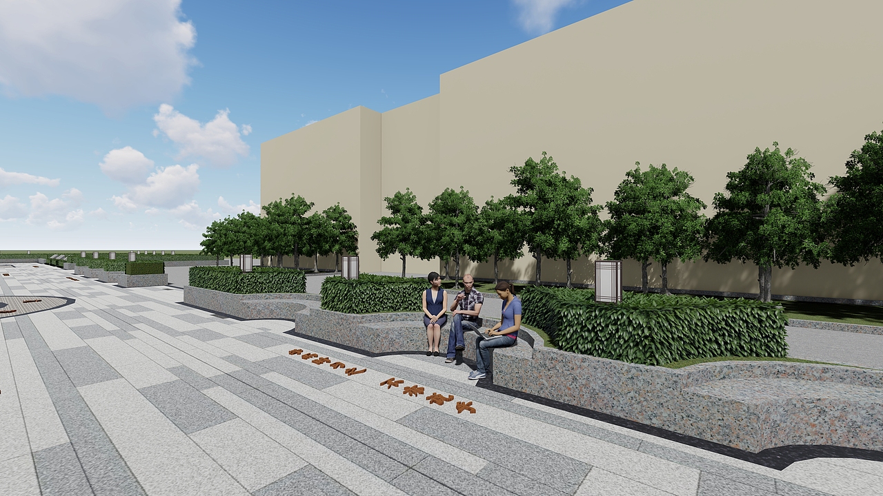 文化广场（图ZMjk1NjI3MTcy） - 景观设计 - 站酷设计师新齐盛设计原创素材 - 站酷ZCOOL